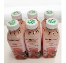 CannaBeast Hemp Protein Shake Strawberry & Chia Seeds 6 pack 